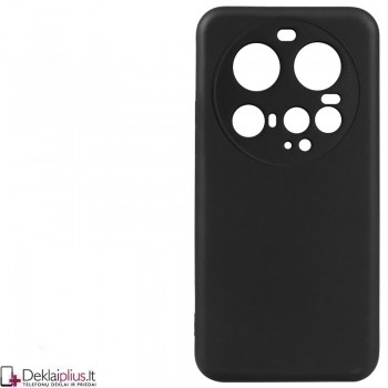 Silikoninis ploniausias dėklas su kameros apsauga - juodas (Xiaomi 15 Ultra) Silikoninis ploniausias dėklas su kameros apsauga - juodas (Xiaomi 15 Ultra)